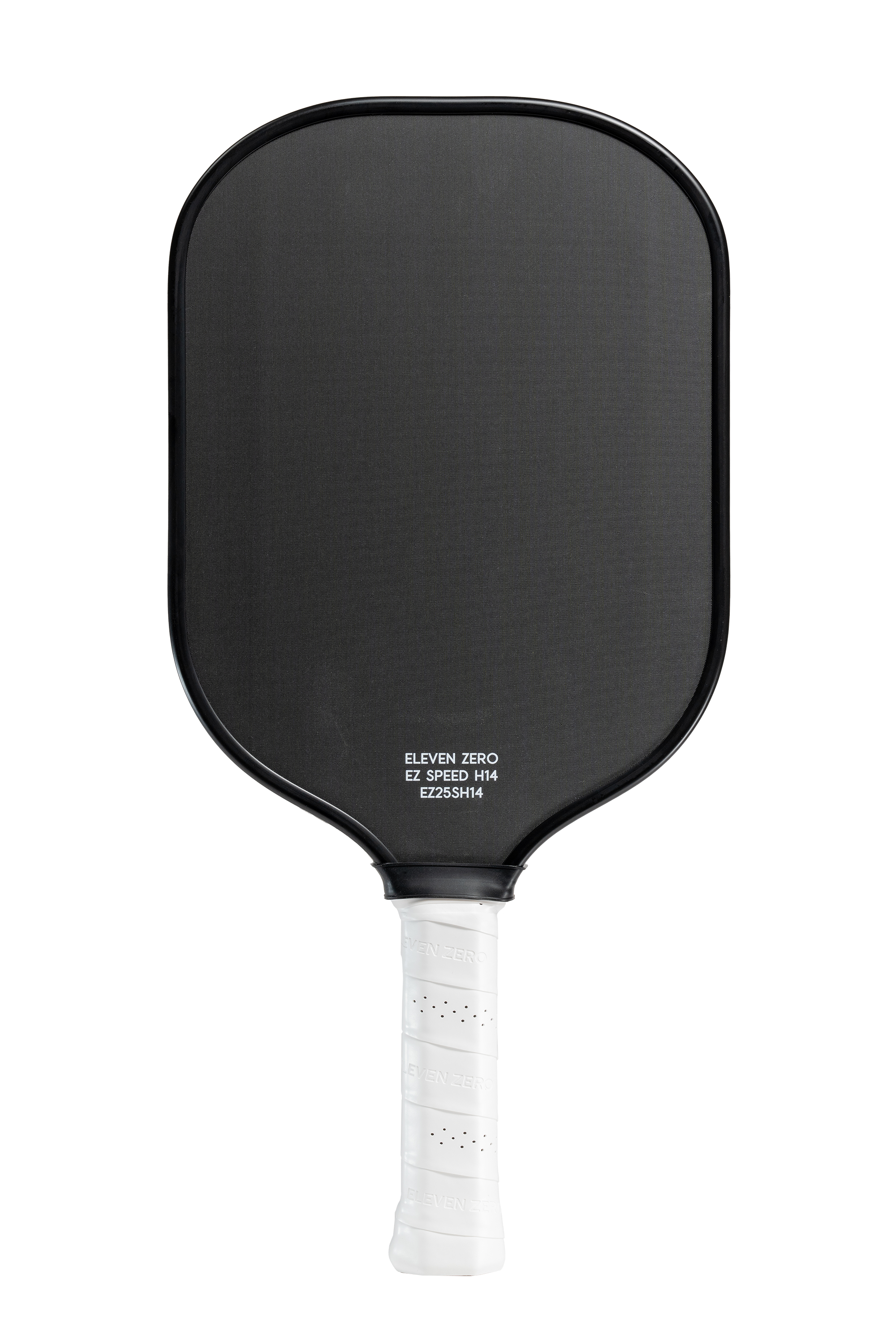 Studio shot of the Project Zero - EZ Speed H14 blackout paddle without a baclground. Front view.
