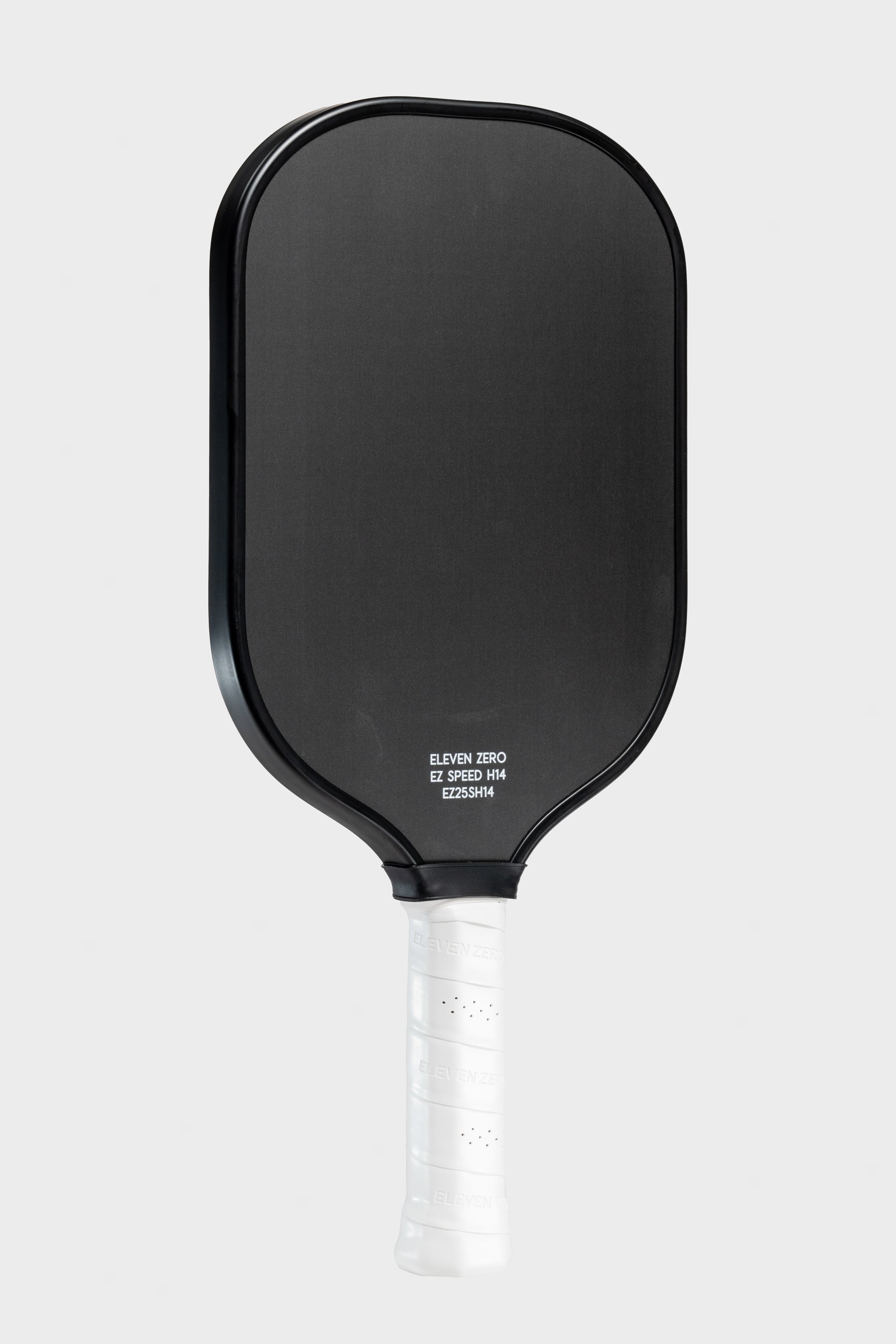 Studio shot of the Project Zero - EZ Speed H14 blackout paddle with a white background. Right angled.