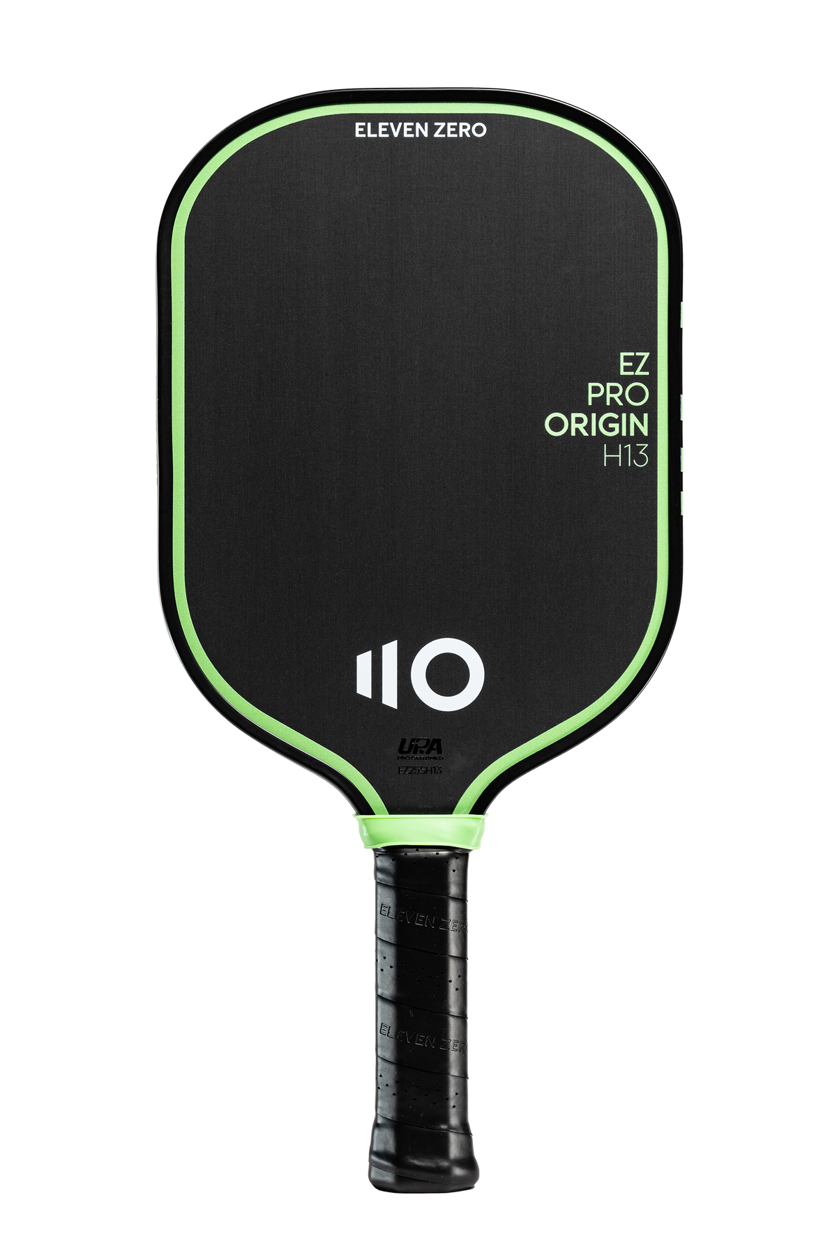 Front view of Eleven Zero EZ Pro Origin H13 pickleball paddle