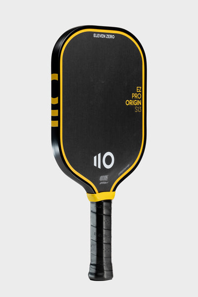 Studio shot of the Project Zero - EZ Pro Origin S13 blackout paddle with a white background. Right angled.