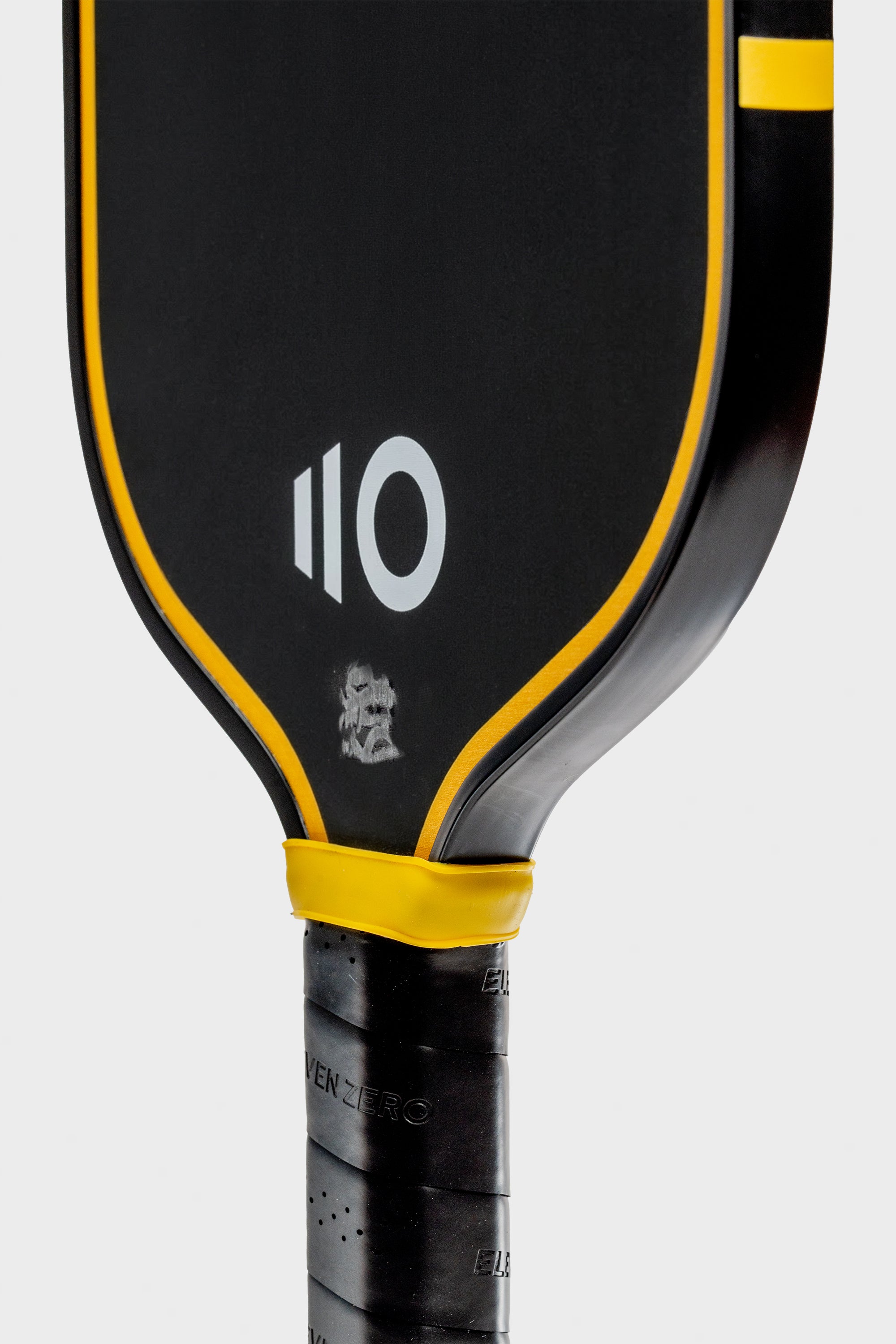 Studio shot of the Project Zero - EZ Pro Origin S13 blackout paddle with a white background. Detail shot.