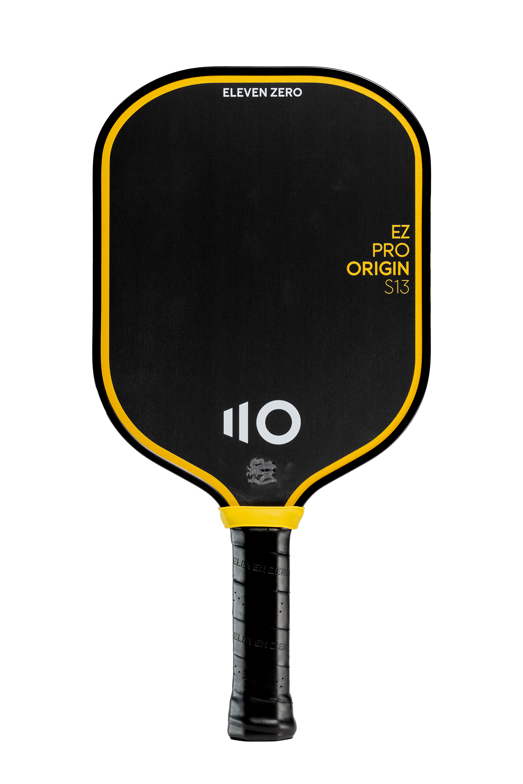 Studio shot of the Project Zero - EZ Pro Origin S13 blackout paddle without a background. Front view.