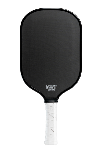 Studio shot of the Project Zero - EZ Speed E16 blackout paddle without a background.