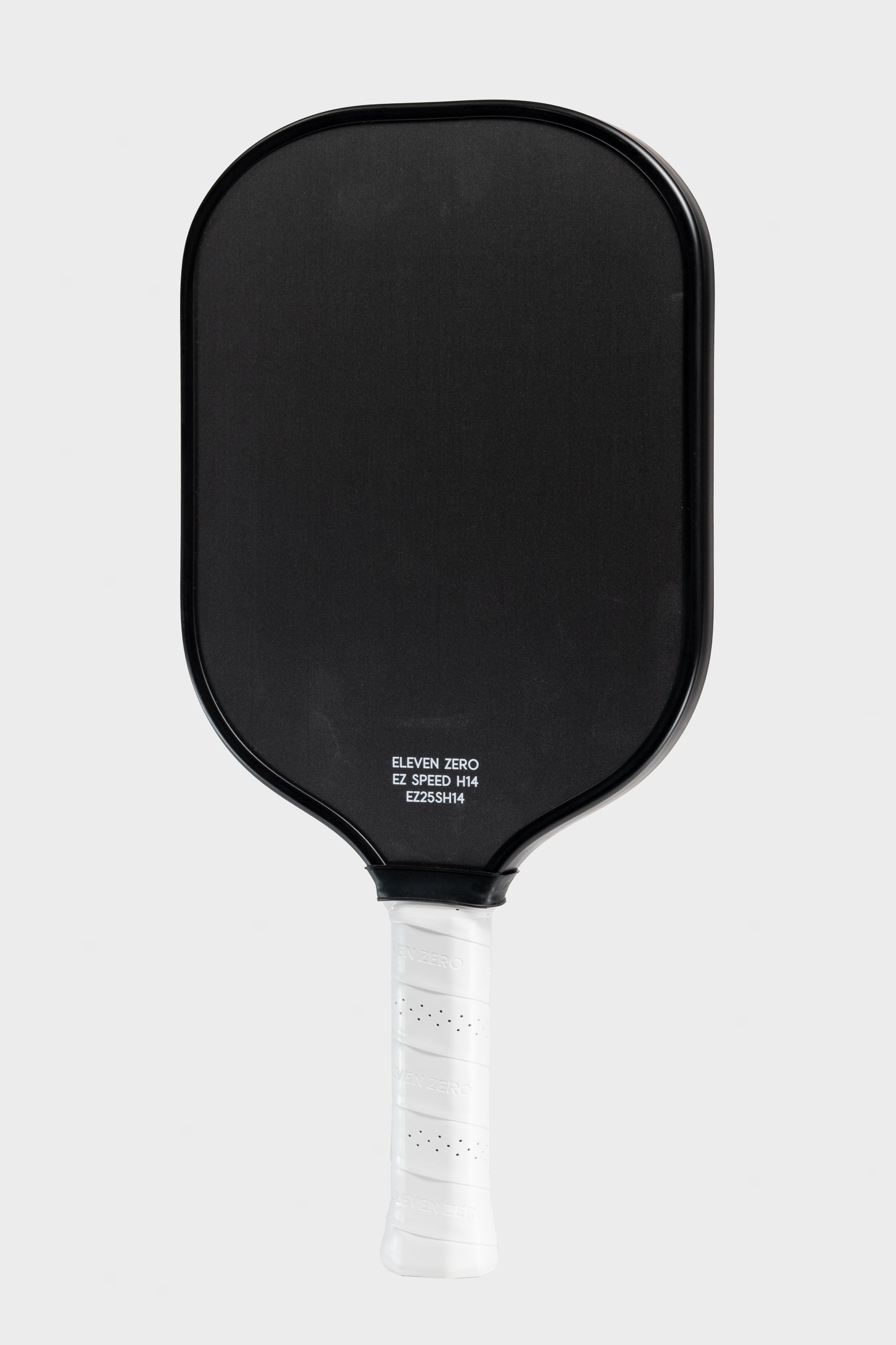Studio shot of the Project Zero - EZ Speed H14 blackout paddle with a white background. Left angled.