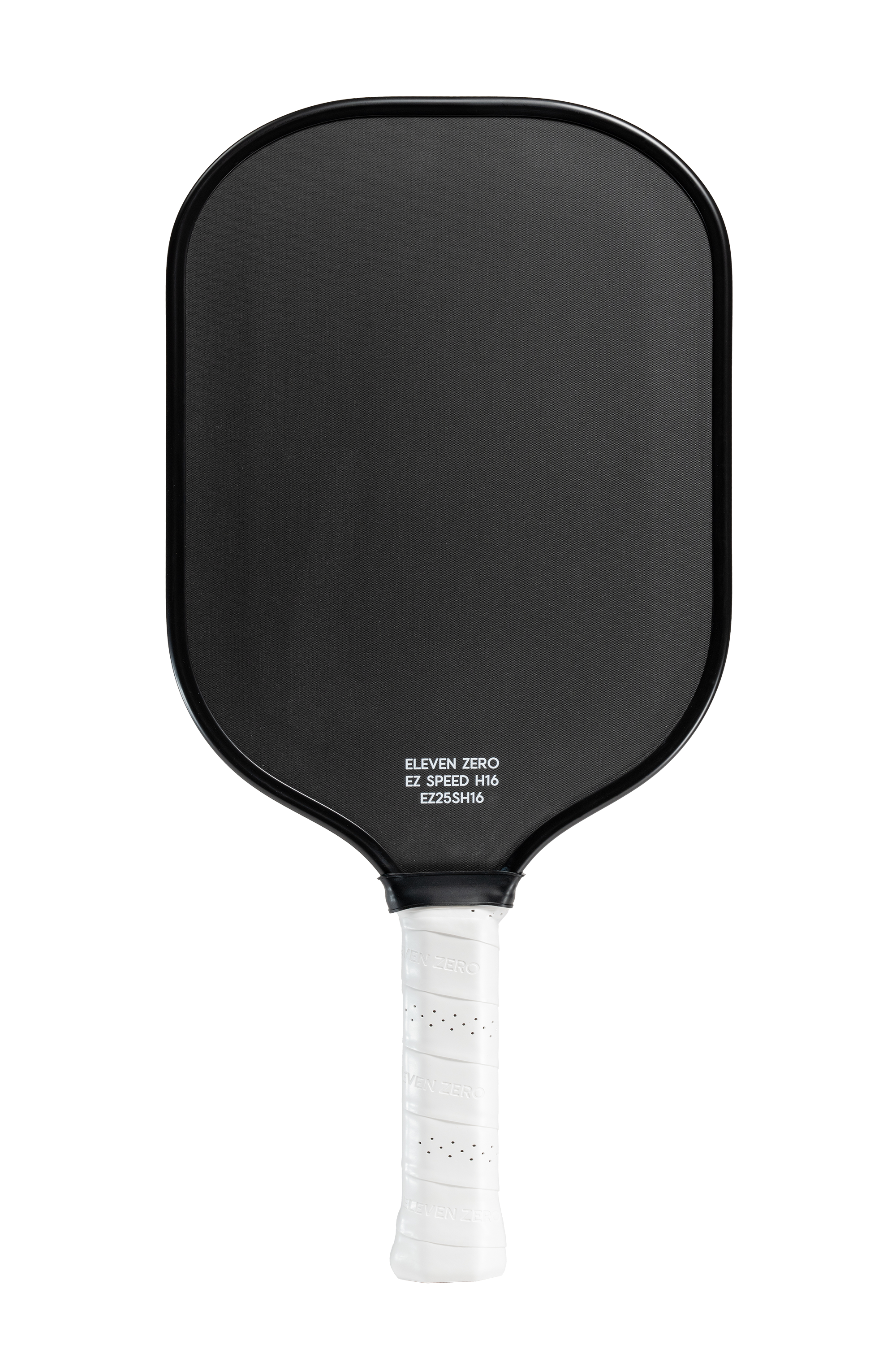 Studio shot of the Project Zero - EZ Speed H16 blackout paddle without a background.