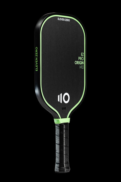 Studio shot of the EZ Pro Origin H13 on a black background. Angled