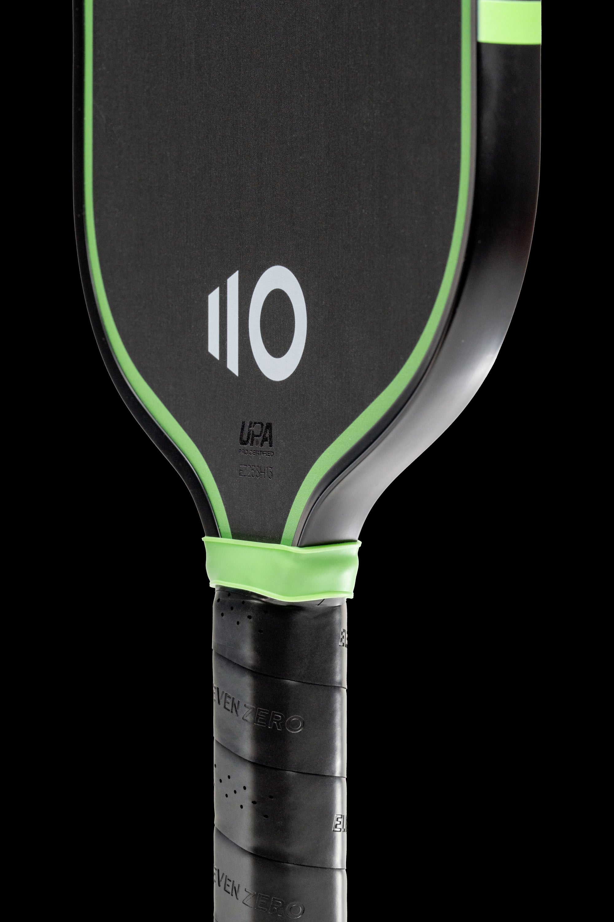 Studio shot of the EZ Pro Origin H13 on a black background. Detail shot.