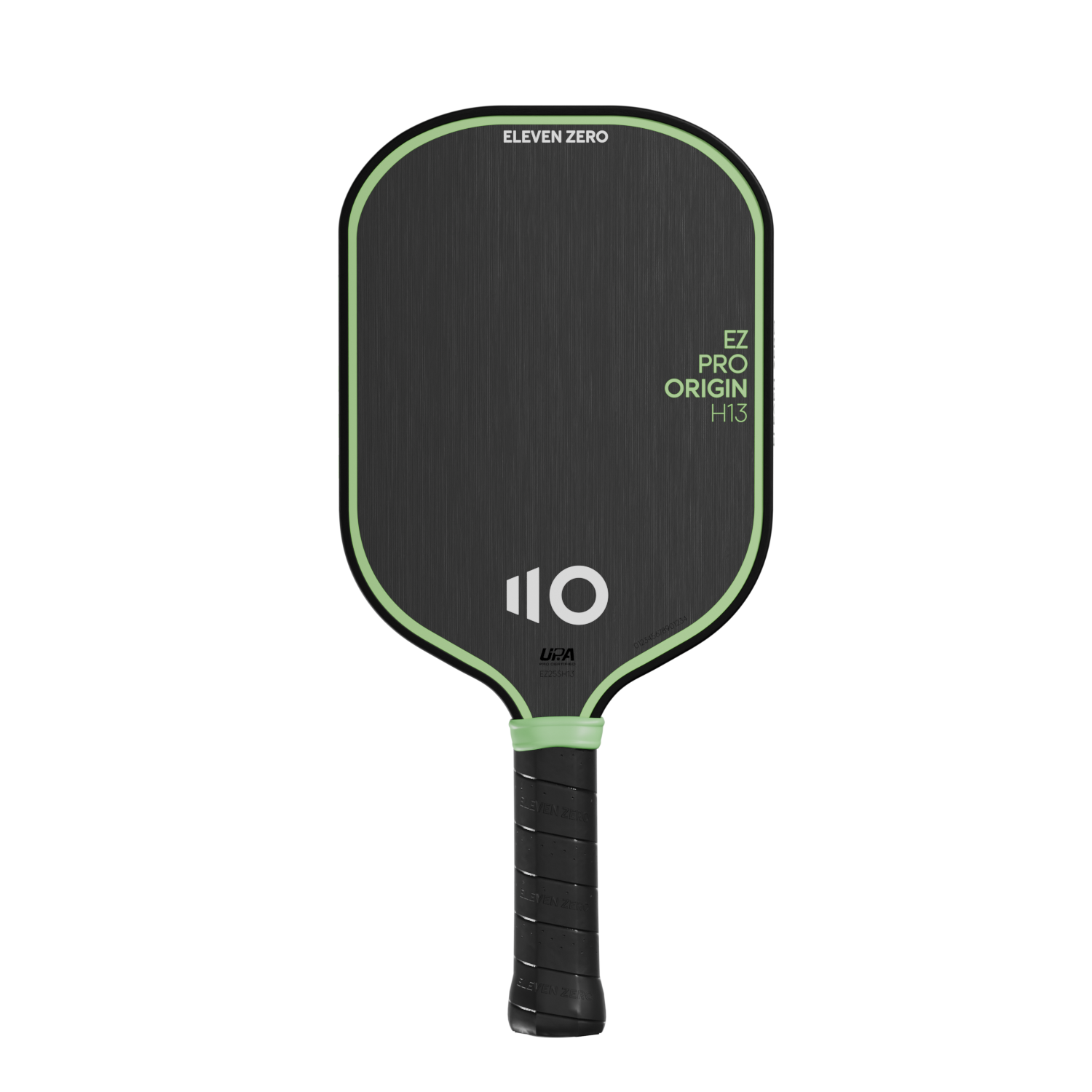 Front view of Eleven Zero EZ Pro Origin H13 pickleball paddle